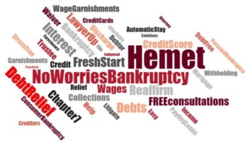 Stop wage garnishments in Hemet