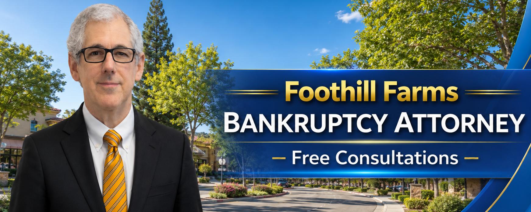 Foothill Farms Bankruptc Attorney chapter 7 bankruptcy lawyer