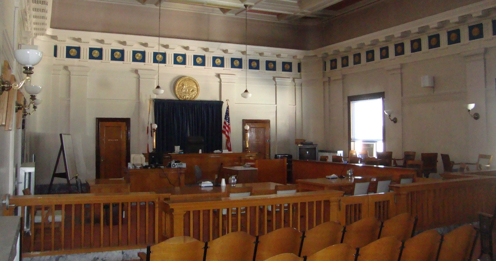 Alturas, California courtroom